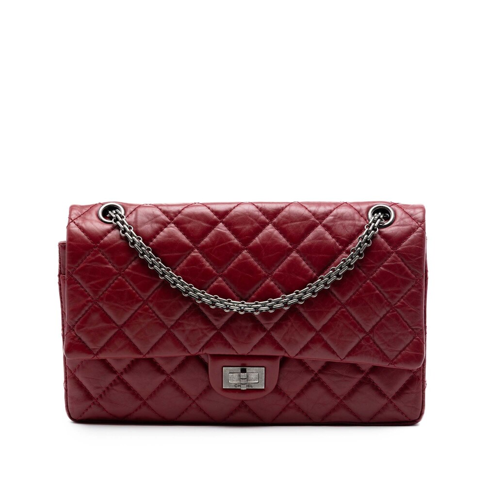 Pre-Loved Chanel Quilted Aged Calfskin Reissue 2.55 Double Flap 226